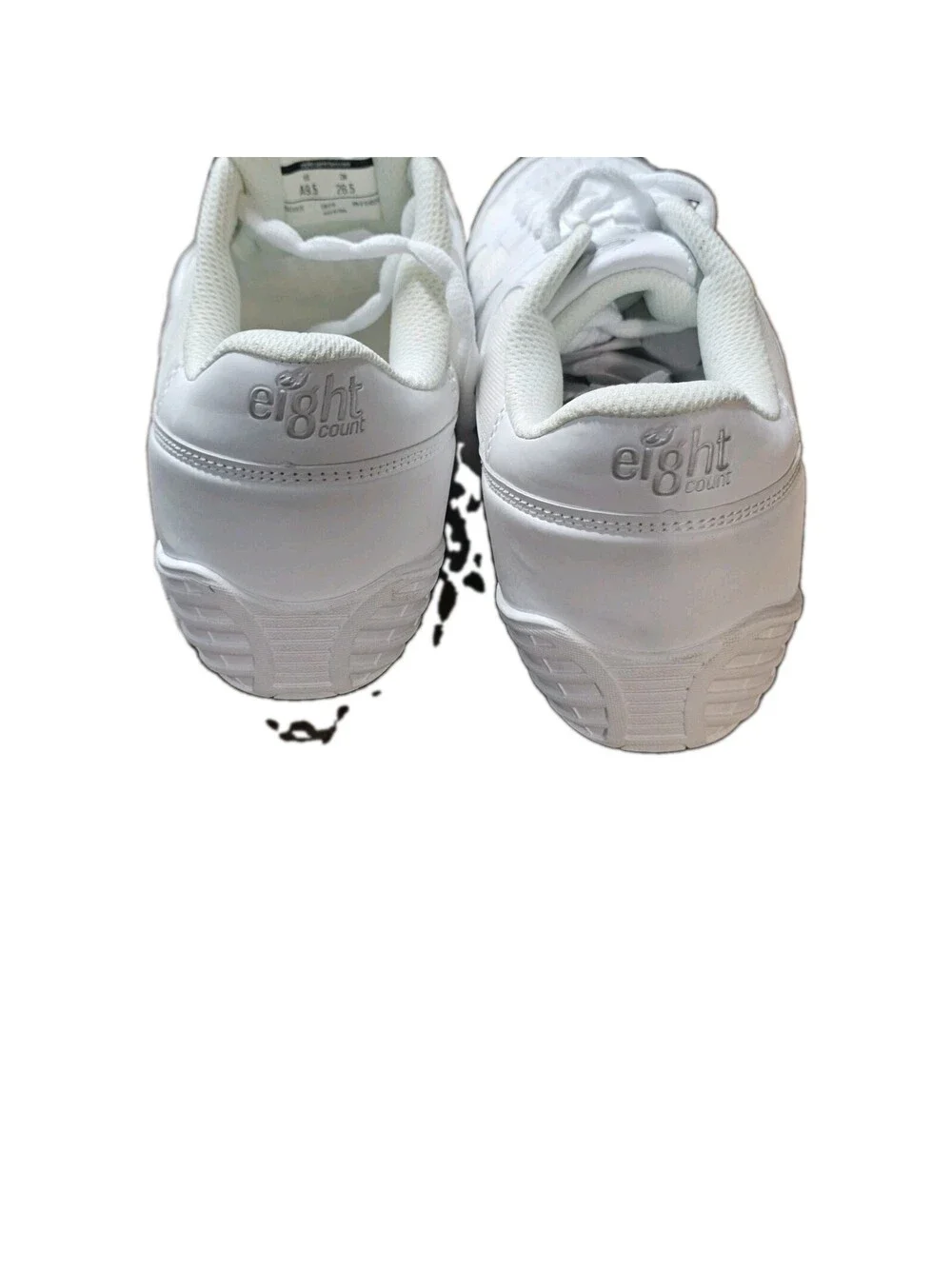 Eight Count Elevate E8119 White Cheer Shoes Women's Size 9.5 US NWOB Refkective